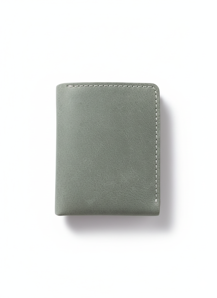 Grain Leather Wallet for Men - Bifold Wallet Ultra Strong Stitching