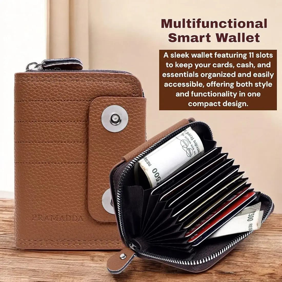 Smart Wallet  Modern Design Pocket Friendly Size